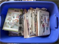 Container of Vintage Patterns