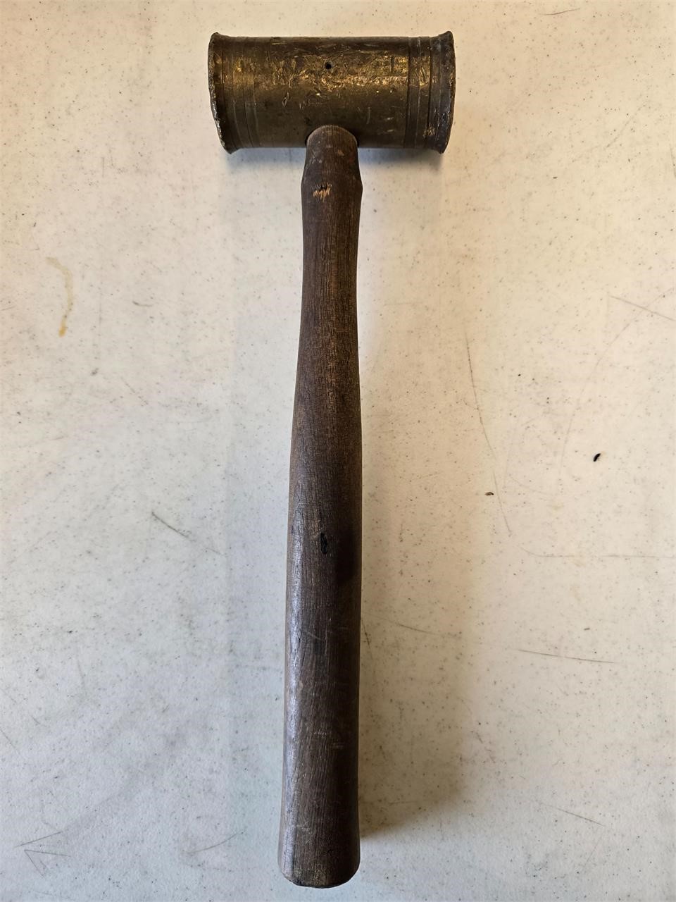 Vintage brass hammer