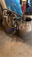 Stainless steel milking machines (2)