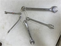 (5) Pc Set End Wrenches 3/8 - 3/4 Drop Forged