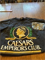 Caesars Emperors Club Tee and Medallion Size Large