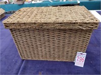 Wicker Basket with Lid