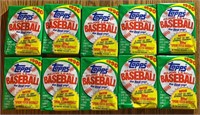 (10) 1990 Topps Unopened Baseball Card Packs