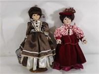 2 poupées de collection