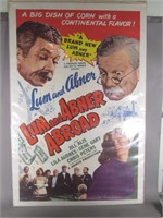 1955 Movie Poster / Lum & Abner Abroad