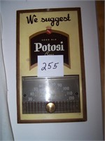 We Suggest Good Old Potosi Beer - Thermometer