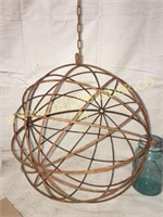 Medium rusty iron vining sphere
