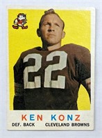 1959 Topps Ken Konz Browns Card #54