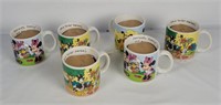 6 Disney Applause Ceramic Mugs