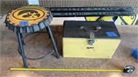 Vintage Cooler(19”x9”x12”) & Iowa Hawkeye 17.5”