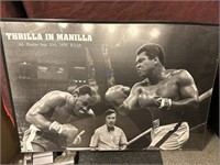 Vintage Mohammad Ali Thrilla in Manila poster