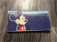 Vintage Mickey Mouse Disney Checkbook Cover