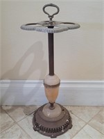 Vintage Art Deco Smoking Stand is 29.75in H