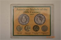 American Nickels of the 20th Century 4 Coin Set