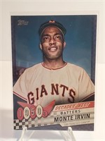 2020 Topps 1950's Decade's Best Blue Monte Irvin