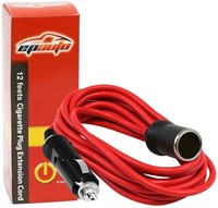 EPAuto 12V 12' Foot Heavy Duty Extension Cord with