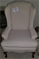 Wing Back Queen Anne Leg chair 42” tall