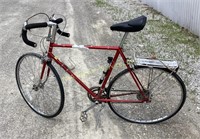 Schwinn 10 Speed with air pump and bike rack on