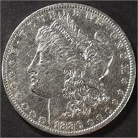 1886-O MORGAN DOLLAR XF/AU