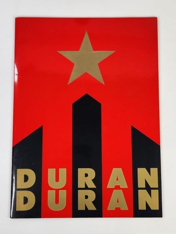 1987 DURAN DURAN WORLD TOUR CONCERT PROGRAM