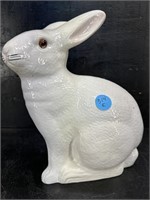 PORTUGAL PORCELAIN RABBIT WITH GLASS EYES