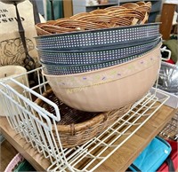 BOWLS - RACK - BASKETS