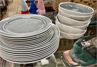 PLASTIC BOWLS AND PLATES