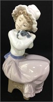 Nao Spain Porcelain Figurine Of Girl