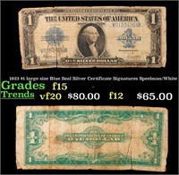 1923 $1 large size Blue Seal Silver Certificate Gr