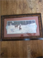Indian Horse Snow Picture