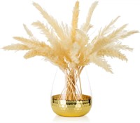 Gold Flower Vase for Decor