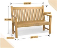 Wooden Bench-Assembled