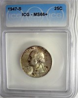 1947-S Quarter ICG MS66+