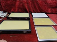 (5)Assorted display cases, frames.