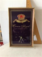 Crown royal clock