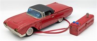 Vintage Tin Battery Operated Ford Thunderbird Car