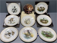 Boehm Painted Waterfowl Porcelain Plate Lot