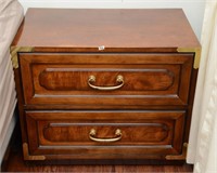 Bernhardt Asian American Campaign Mahogany Burl