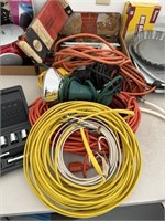 Extension Cords, Socket Set, Trouble Lights,