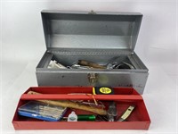 True Value Metal Toolbox W/Assorted Tools