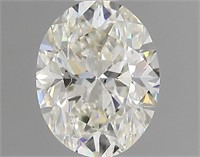 Gia Certified Oval Cut .90ct Si2 Diamond