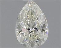Gia Certified Pear Cut .90ct Si1 Diamond