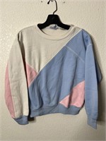 Vintage Femme Color Block Sweatshirt