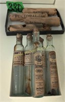 Antique Bateman's Pectoral Drop Medicine Bottles