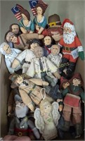 Collection Of Vintage Hallmark Cloth Dolls.