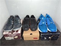 3 PAIRS MENS SHOES - 9.5