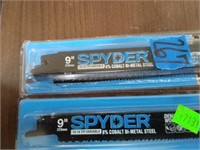 4 packs of 3 9'' Spider Bi-Metal Sawzall Blades
