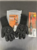 Mavericks BarB Fork & Homemaxs Silicone BBQ Gloves