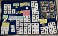 60 +  Collectable Coins, Bill, Trading Cards,
