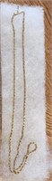 Gold Necklace, 14 KT, 18" long